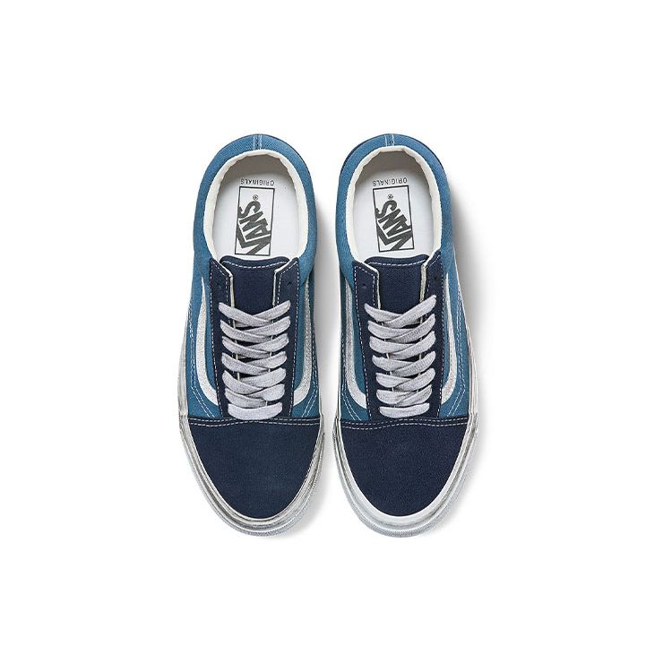 Vans OG Old Skool LX Stressed - Navy Unisex Sneakers Blue Stv-Navy VN0A5FBENGJ
