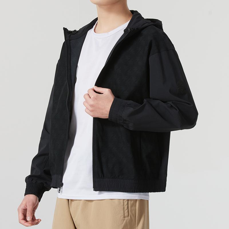 Under Armour Loose Fit Hooded Warm Durable Jacket Men Jackets Black 1390353-001