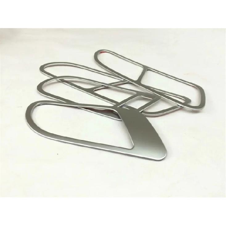 Car Styling ABS Chrome Interior INNER Door Handle Bowl Frame Cover Trim For Volkswagen VW Tiguan 2010 2011 2012 2013 2014 2015