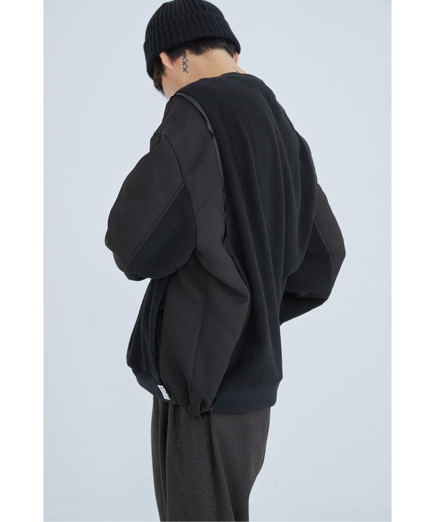 RECODE Bomber Sleeve Detail Sweatshirts_Rktaw23610Bkx