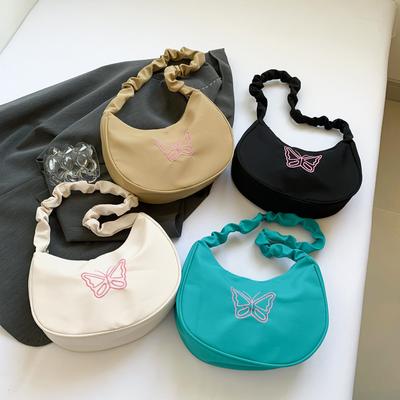 Summer Personality  Beautiful Casual Trendy Bow Underarm Crescent Moon New Style Fashionable Shoulder Bag