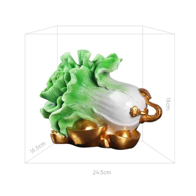 

1 шт. Китайская капуста, украшение для фойе, украшение для дома, подарок на новоселье, украшение для офисного стола, украшение для гостиной, фигурка