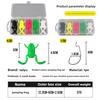 5PCS Frog-Like Stance Lure Mini Frog Bait TPE Artificial Bait  Outdoor Fishing