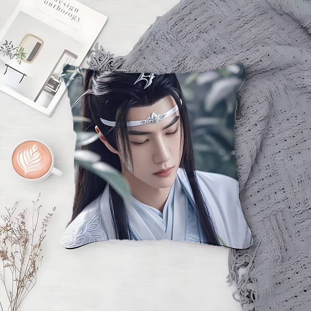 

W-Wang Y-Yibo Pillow Case Printing Pillowcase Living Room Sofa Cushion Cover Bedroom Room Decor 12x12Inch