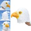 Animal Mask Latex White Eagle Headgear For Halloween Festive Events And Pranks