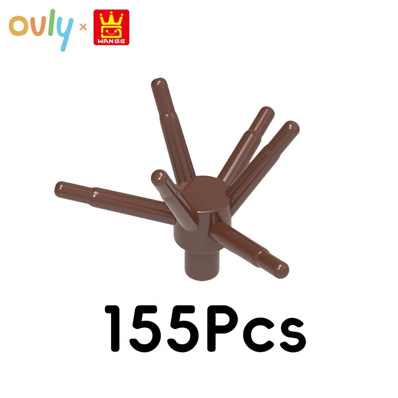 WANGE Flower Branches Building Blocks 155Pcs Small Compatible Bricks Farm Elements Accessories MOC DIY Bulk Kids Toy No.19119