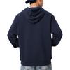 Li Ning Sports Lifestyle Series Letter Loose Warm Fleece Hooded Pullover Long Sleeve Sweatshirt Men sweatshirt Deep-Navy-Blue AWDU673-5
