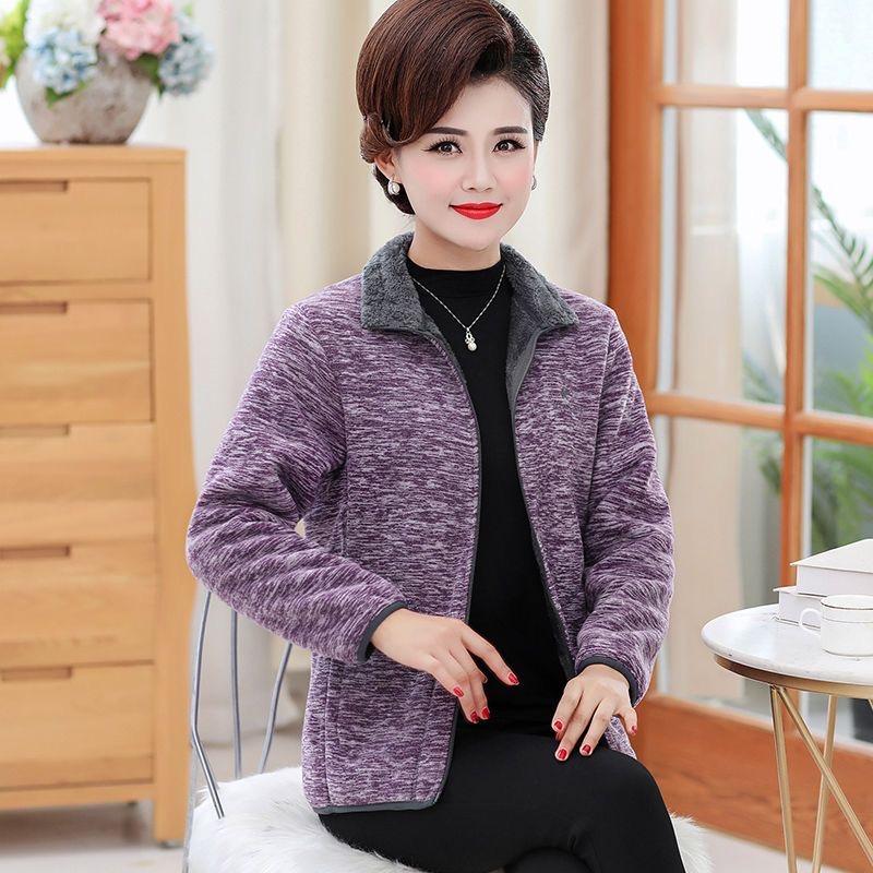 Polar Fleece Jacket Women  Autumn and Winter Thickened Double-sided Fleece Polar Fleece Jacket