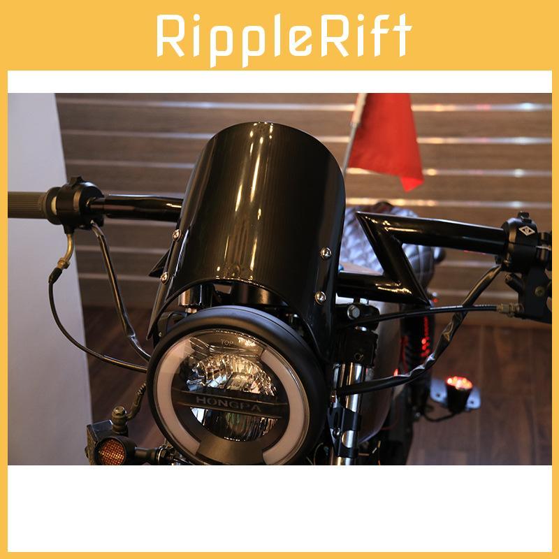 High-quality Motorcycle Windshield Custom Fit For 5 Inch And 7 Inch Headlight Models