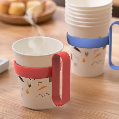 1 Stück Zuhause Verdickung Kunststoff Verbrühschutz Gadgets Einwegbecher Zubehör Becherhülle Becherhalter