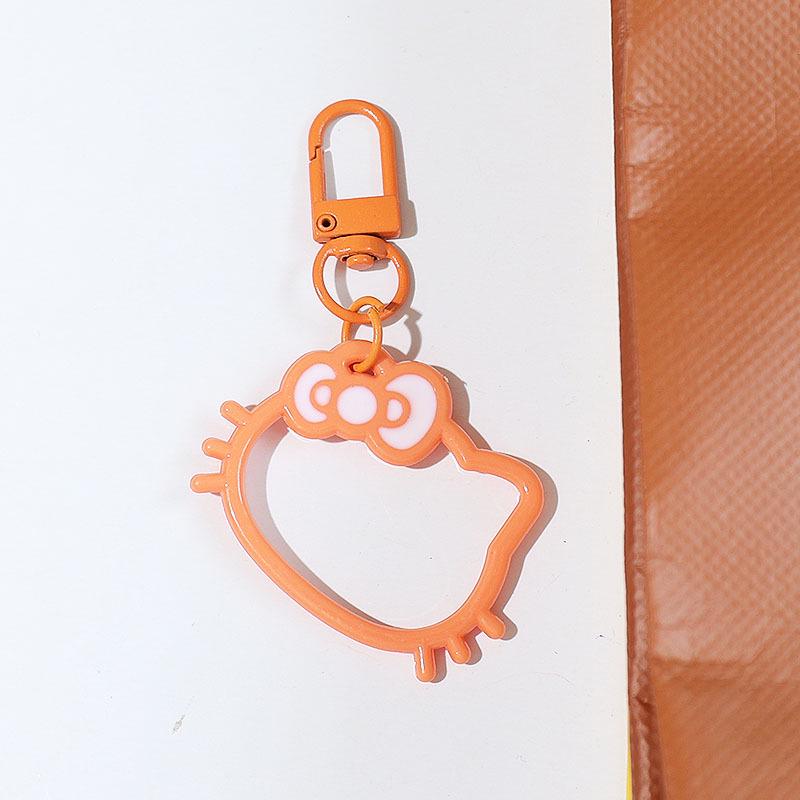 Creative Cartoon Kitty Bow Keychain Pendant, Cute Bag Decoration, Small Gift Accessories for Women