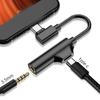 Aux 3.5 Adapter Charger Usb-c Type C To 3.5mm Jack TypeC Audio Splitter Headphone Cable Earphone For Xiaomi Mi6 Mix2 for huawei