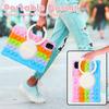 For Xiaomi Mi Pad 5 6 Pro Case Soft Bubble Silicon Kids Handle Cover For MiPad 5 Pro 2021 11 Inch Tablet Stand Case Shoulder Strap