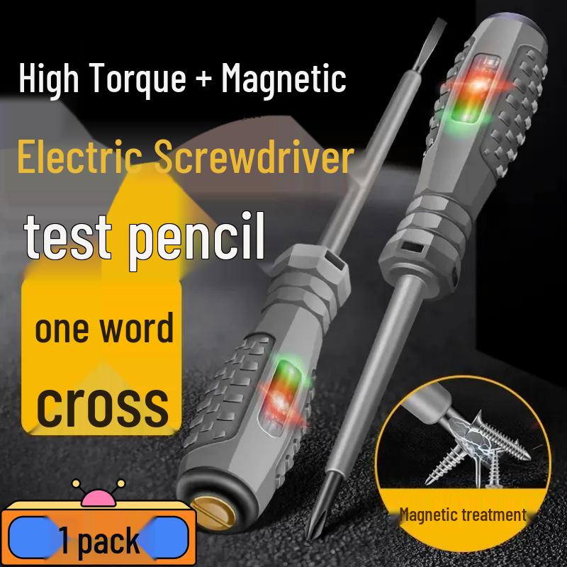 

High Torque Voltage Tester Pen with Bright Light, Breakpoint Detection, Explosion-Proof, Strong Magnet for Household Electric Testing