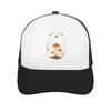 Boho Celestial Forest Mushroom Phase Mesh Baseball Cap Casual Hat Outdoor For Womens Unisex FeUnisex