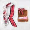 Sommer Luxus Design Damen Seidenband Schal Handtaschengriff Wickelband Tasche Band Schal Damen Mädchen Kopf Haar Handgelenk Band Schal