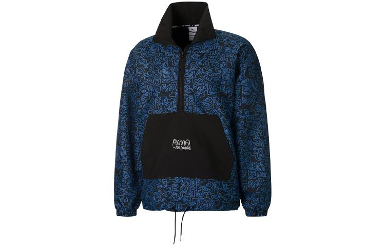 PUMA ESS Jackets Men s Blue Stand Collar Moderate Other 530648-01 XS