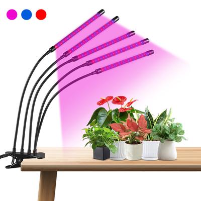 LED Grow Lights with Full Spectrum Clip Plant Growing Lamp with Red Blue LED for Indoor Plants