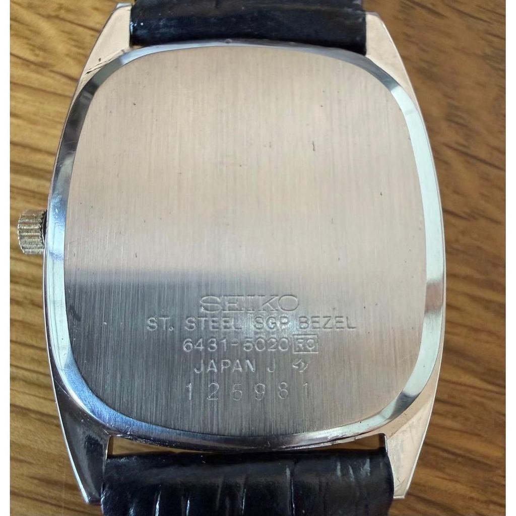 Used SEIKO QUARTZ Seiko Quartz Roman Index Men's Watch Vintage