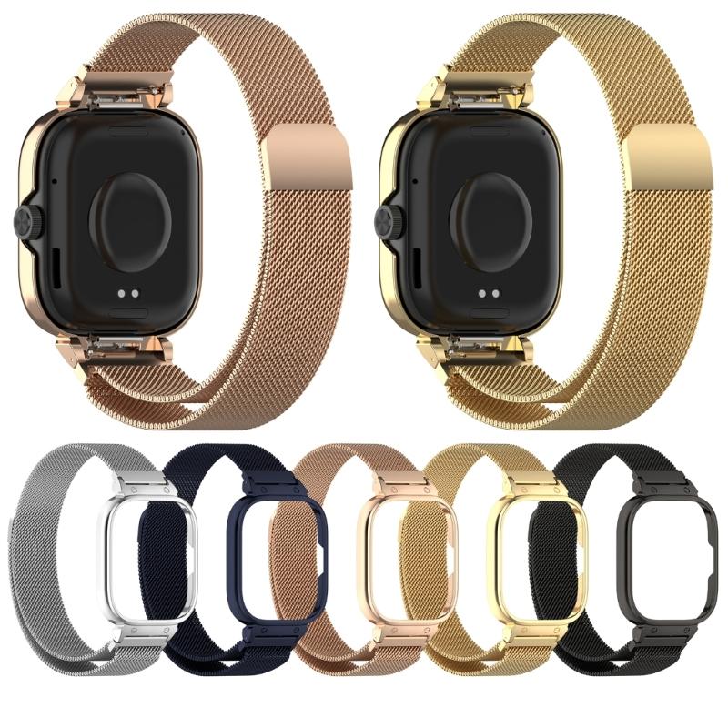 Upgradess Metal Replacement Band Elegant Smartwatch  Watch Band Elegant Metal Strap Watch Accessories for  Watch 5