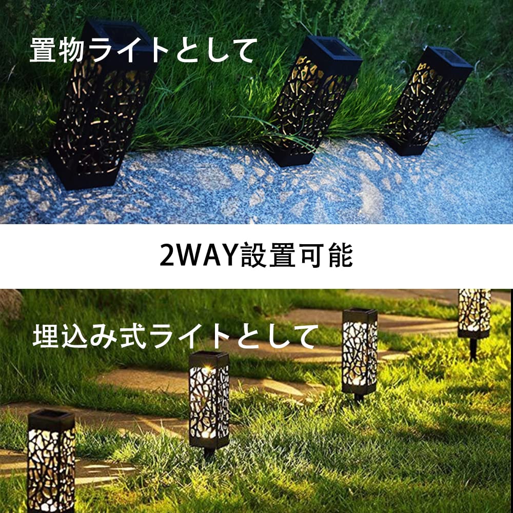 GLOWDAWN Solar Set of 8 LED Garden IP65 Solar Panel Automatic Light Security and Disaster Suitable for and Walkways Lights, Outdoor, Lights, Recessed,