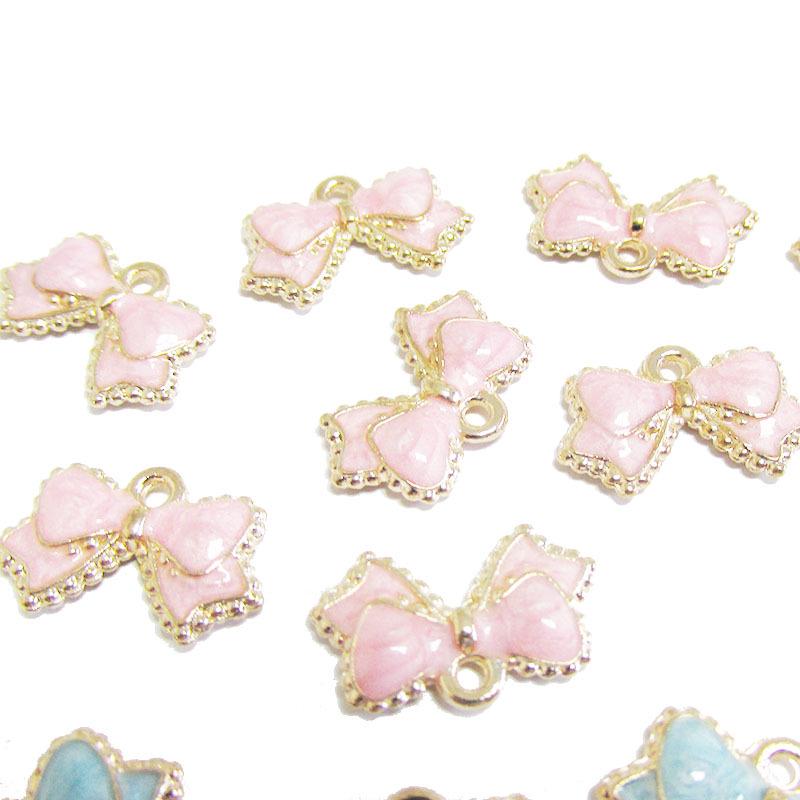 

DIY Alloy Enamel Bow Pendants - Exquisite Jewelry Accessories