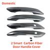 For Hyundai Sonata DN8     ABS plastic Car Modification Accessory Carbon Door Handle Cover Trim Paste Style