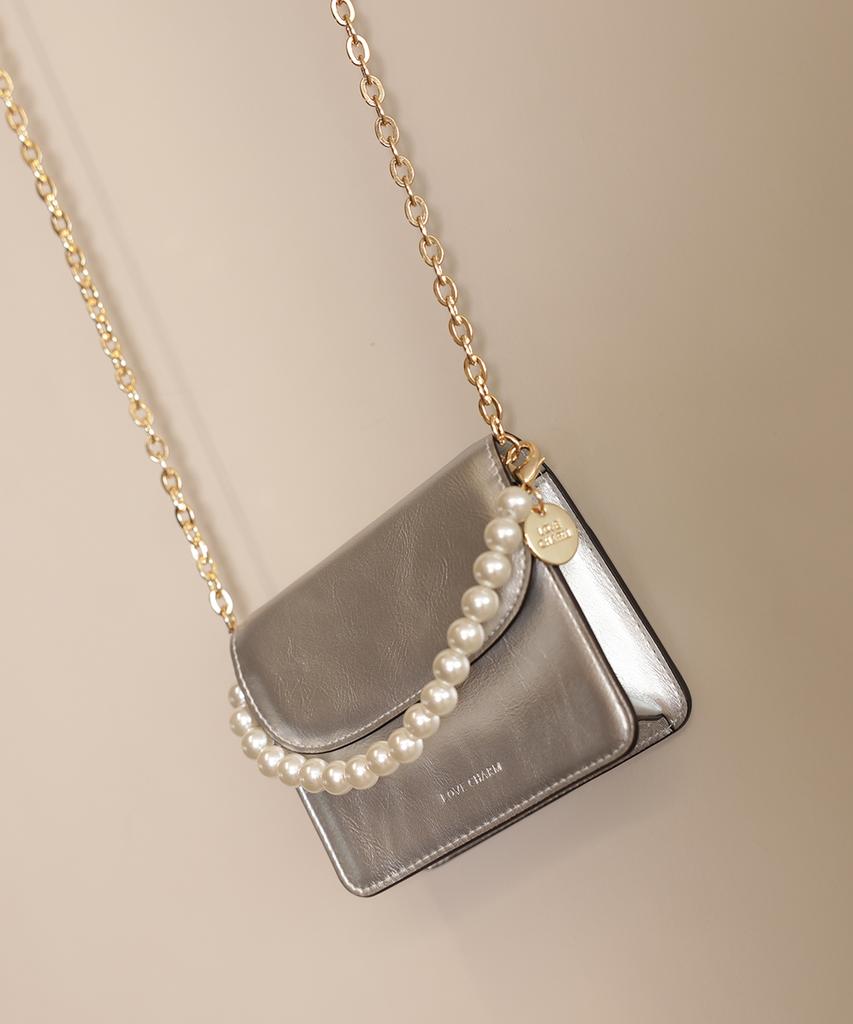 Lovecharm [Tint Mini Bag_Silver]Tint Mini Bag_Silver