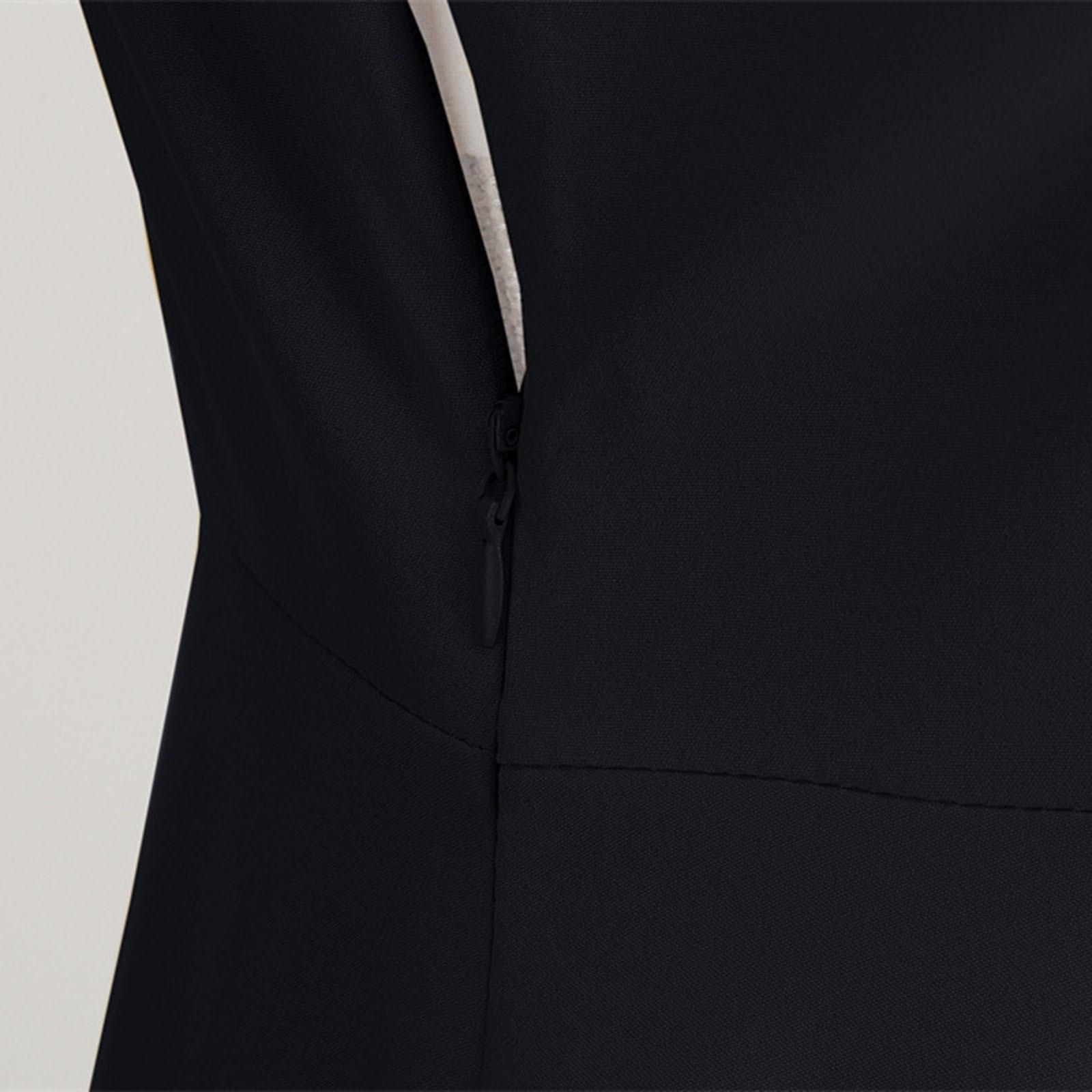 Женский модный костюм с воротником в горошек — фото 6