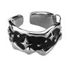 Irregular Star Finger Ring Simple Stackable Rings Punk Jewelry for Women Girls