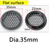 10pcs Wardrobe Cabinet Mesh Hole Black Air Vent Louver Ventilation Cover Stainless Steel Black  Cupboard Air Vent Pest Control