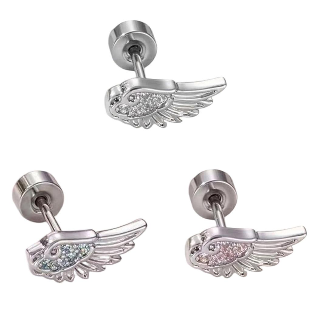 Wing Cartilage Earrings Symbolizing Freedom Dreams Safe Alloy Materials Comfortable Fit Any Event