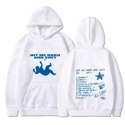 New Spring Autunm Women Unisex Hoodies Billie Hit Me Hard and Soft Printed Women Sweatshirt O-neck European Size Casual Pullover Hoody