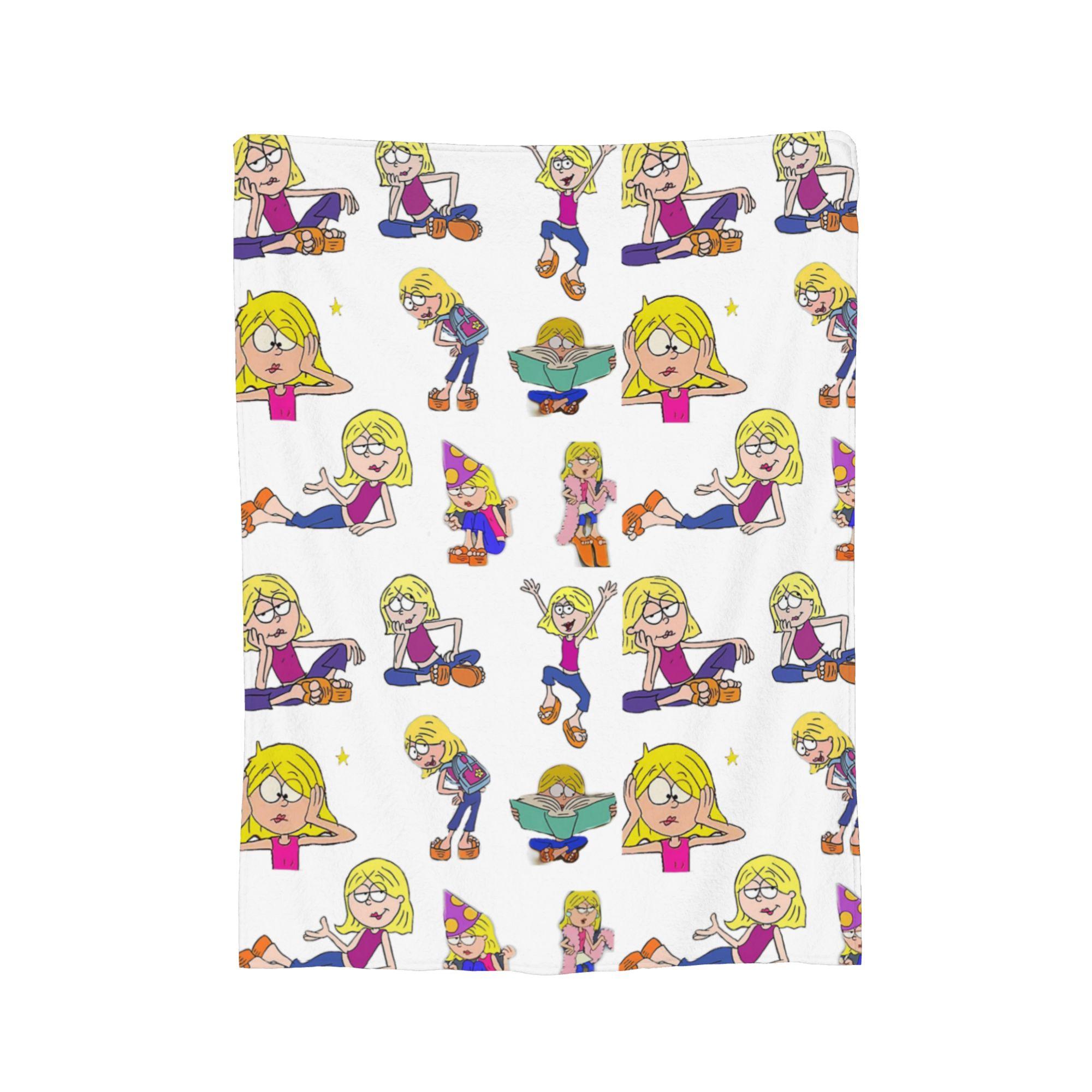Chill Girl Vintage Lizzie McGuire Blanket Fuzzy Vintage Breathable Throw Blankets for Home Restaurant Winter 75x90cm