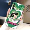 The P-Powerpuff Girls Case For Realme C11 C15 C20 C21 C21Y C30 C30S C33 C35 C55 C53 C63 C65 GT NEO 2 NARZO 50 X50 Case Funda