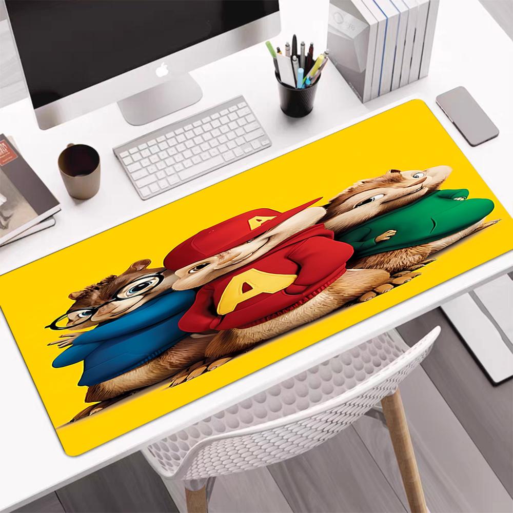 Alvin und die Chipmunks Thema Mauspads, Rutschfeste Gummiunterlage, Multifunktionale Büro- & Heimdekoration, Perfekt für die Personalisierung des Arbeitsplatzes.