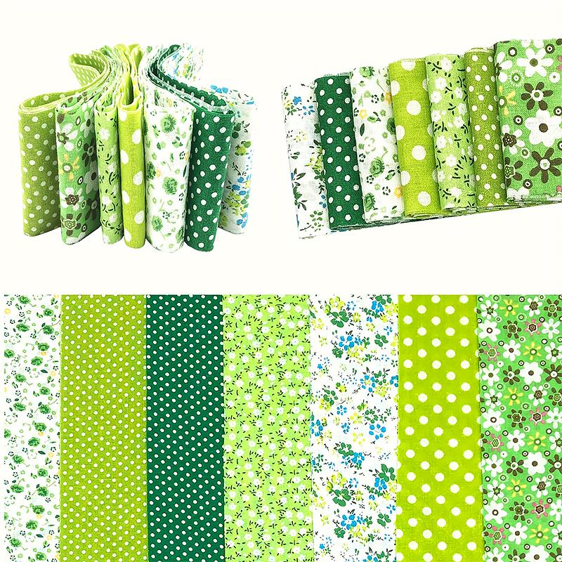 7PC Roll Up Handcrafts Patchwork DIY Crafts Quilting Strip Assorted Patterns Flower Precut Doll Clothings 6.5x110cm