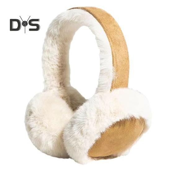 

Женские зимние наушники, толстые плюшевые, защита ушей, ветрозащитные, противоскользящие, для езды на работу, катания на лыжах, декоративные, утеплители для ушей белый