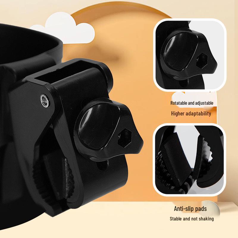 Universal Two-in-One Cup and Phone Holder for Baby Stroller and Bike