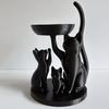 Decorative Cat Jewelry Tray Cartoon Desktop Ring Holder Fun Cat Ornament  Jewelry Storage