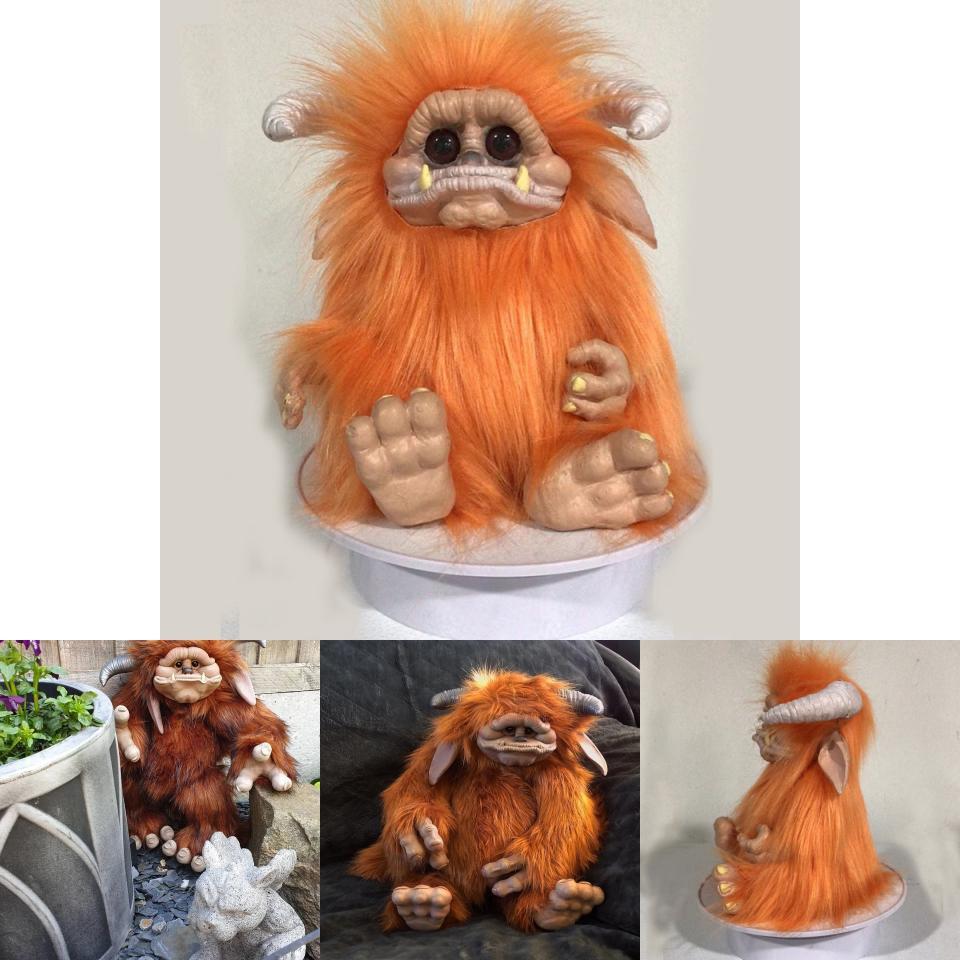 Labyrinth Ludo Plush Toy With Large Mouth Monster Animal For Kids Collectible Decor