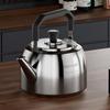 Large Capacity Food-Grade 304 Stainless Steel Whistling Kettle for Gas Stoves & Induction Cookers