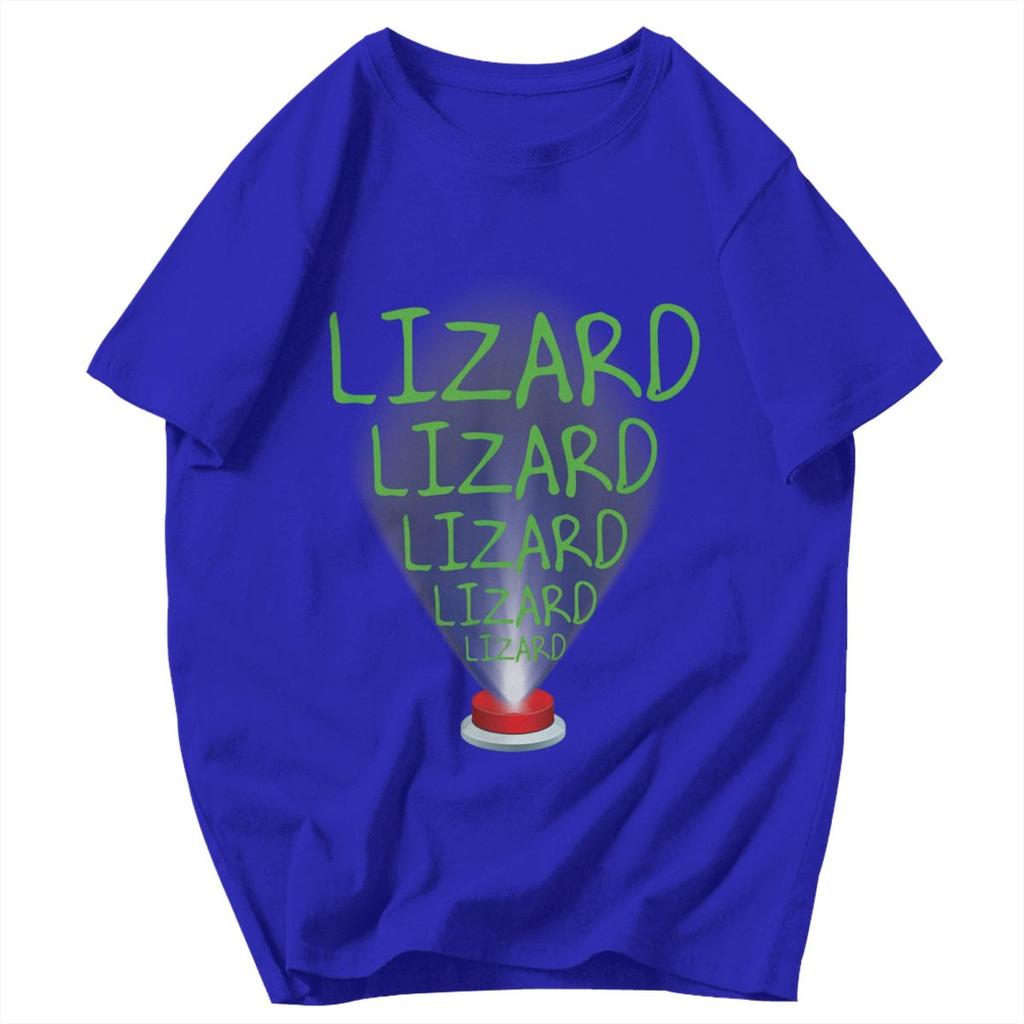 Men T Shirt Lizard Meme Vintage Pops Y2K Graphic Crewneck Unisex Clothing T Shirts