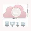 Silicone Dog Cat Bowl Mat With High Lips Non-Stick Waterproof Food Feeding Pad Puppy Feeder Tray Water Cushion Placemat Decoration