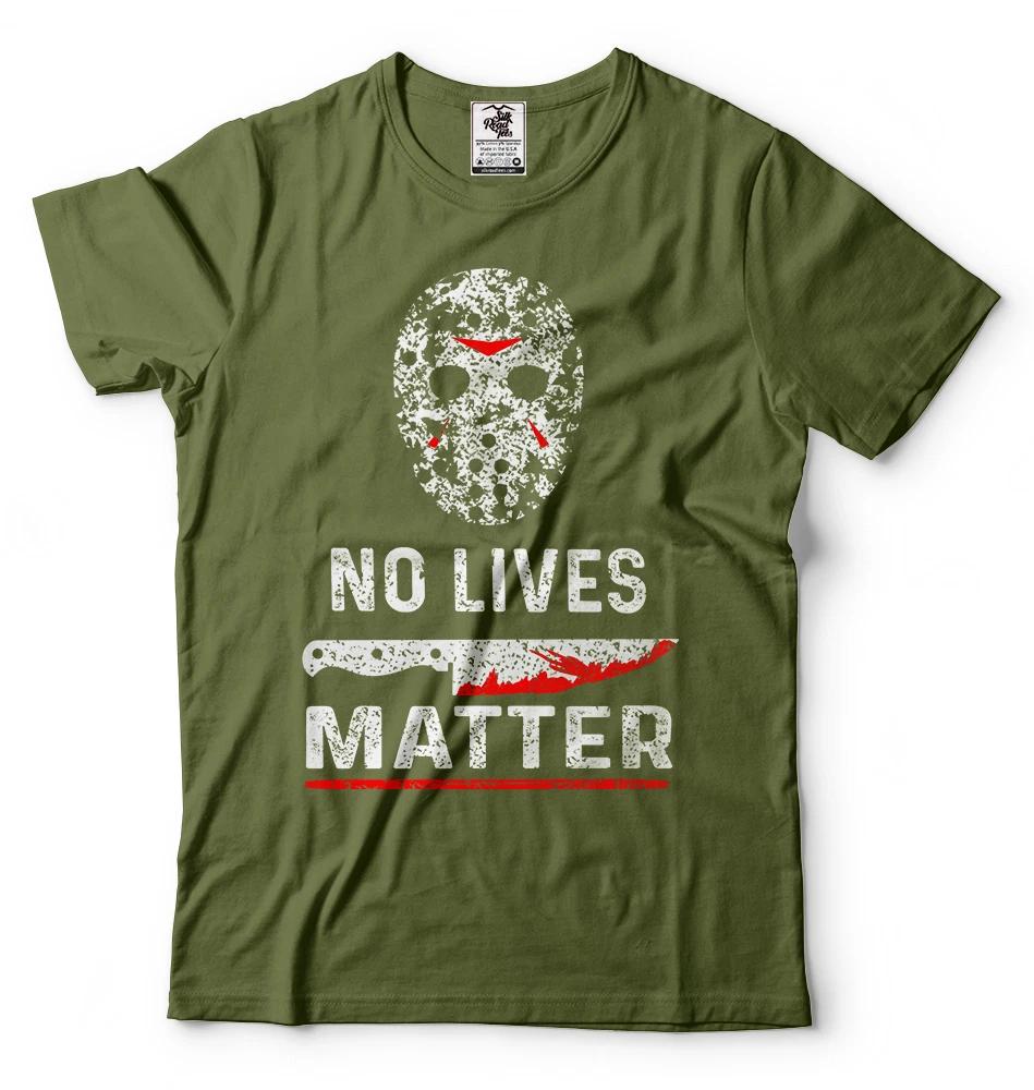 Friday 13th Jason no lives matter funny Halloween shirt Mens tee shirt 3XL