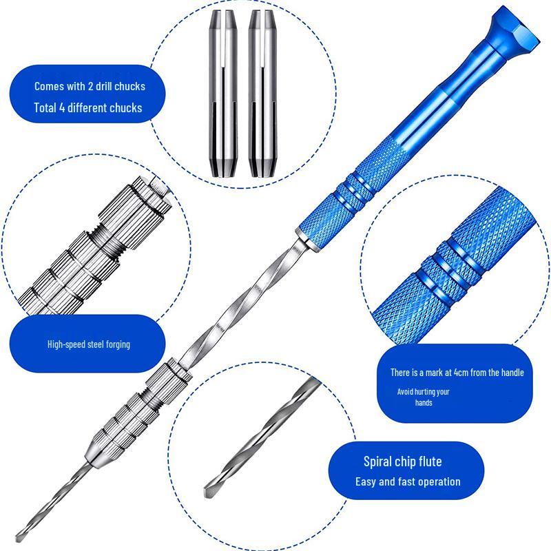 Mini Hand Crank Twist Drill for DIY and Model Drilling