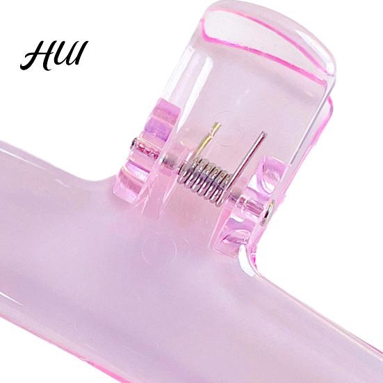 Acrylic Binder Clip 2Pcs Clear Clips with Strong Grip Colorful Paper for Small Office School Home Reusable Organizing Documents Photos Crafts