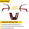 Interior Wheel Steering Decoration Cover Trim For 14-21 Jeep Grand Cherokee SRT8