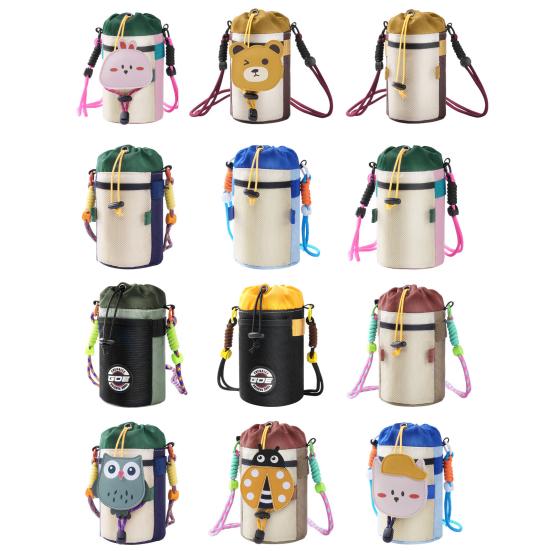 Bisiklet Gidon Çantası Hafif Su Geçirmez Su Şişesi Taşıma Çantası Büyük Kapasiteli Kurulumu Kolay Su Şişesi Tutucu Çanta