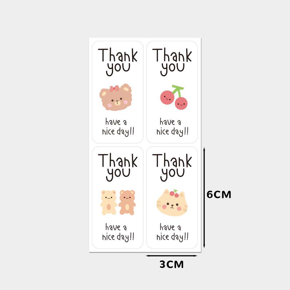 100pcs/wrap This Package Is Happy To See You Too Stickers Small Business Gift box packaging decor Thank You Sticker Seal Labels